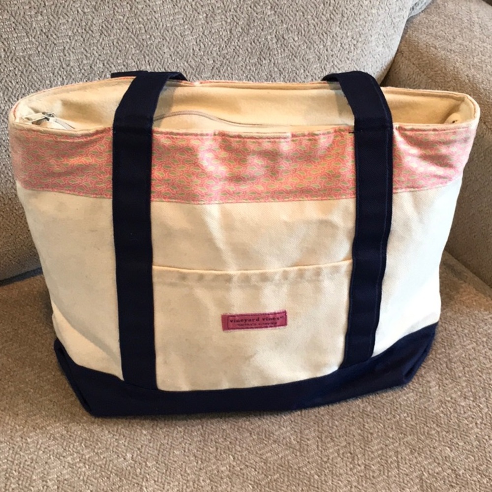 Vineyard Vines Canvas Medium Tote Bag